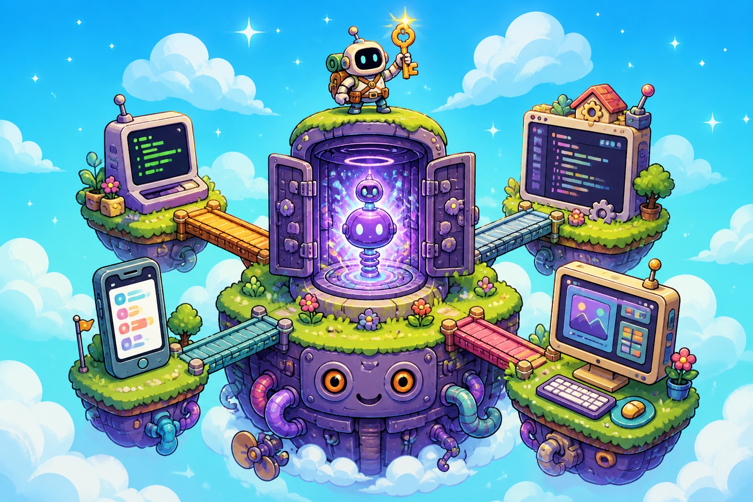 一个开放的 App Server 核心连接终端、IDE、移动端与桌面端,底层 Runtime 不再被单一 UI 绑定